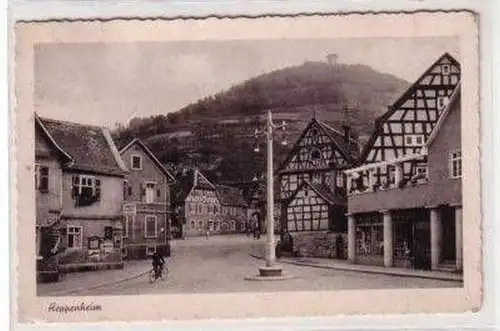 49251 Ak Heppenheim Kolonialwarenladen 1943