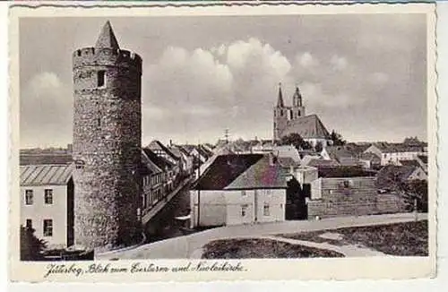 36452 Feldpost Ak Jüterbog Blick zum Eierturm 1940