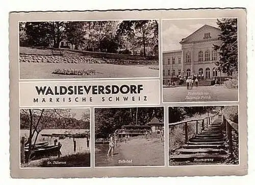 11704 Mehrbild Ak Waldsieversdorf märkische Schweiz 1960