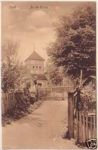 24688 Ak Ferch am Schwielowsee an der Kirche 1915