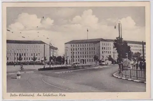 93056 Ak Berlin Wilmersdorf am Fehrbelliner Platz 1950