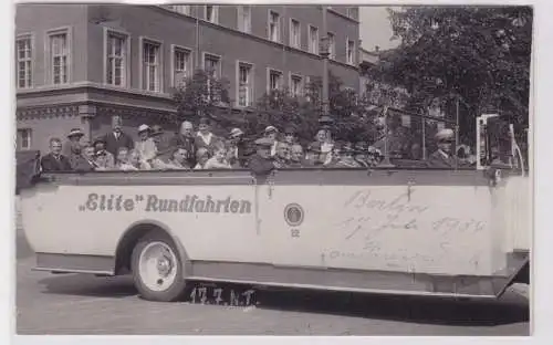 84784 Foto Ak Berlin 'Elite' Rundfahrten Pariser Platz 17. Juli 1934