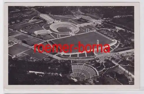 81482 Foto Ak Berlin Olympia-Stadion Gesamtansicht aus der Luft 1936