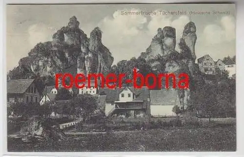 78691 Ak Tüchersfeld (fränkische Schweiz) Gasthaus zum Püttlachtal 1914