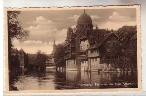 59990 Ak Nürnberg Partie an der Insel Schütt mit Synagoge 1927