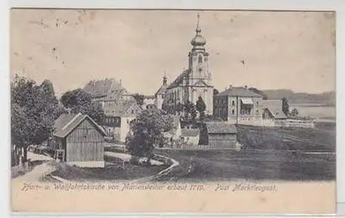 50952 Ak Pfarr- und Wallfahrtskirche von Marienweiher bei Marktleugast 1907