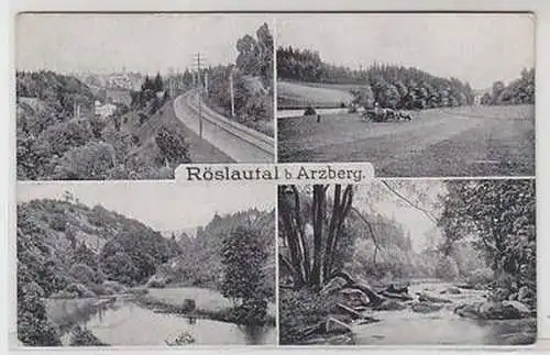 50979 Mehrbild Ak Röslautal bei Arzberg um 1920