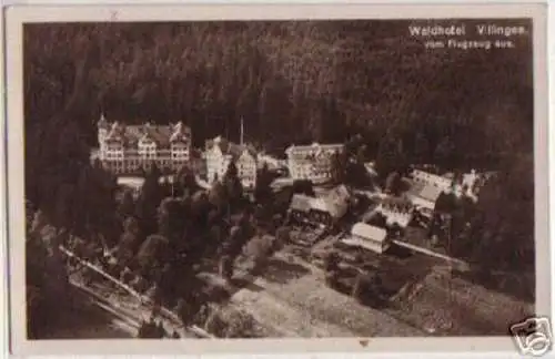 11247 Ak Waldhotel Villingen vom Flugzeug aus um 1930