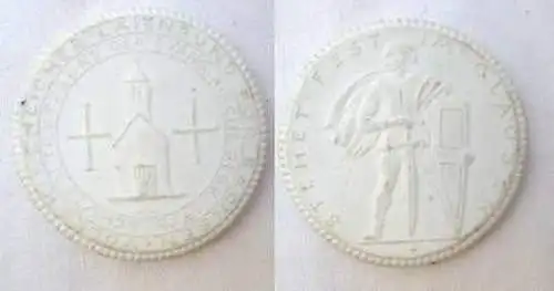 Porzellan Medaille Schutz und Trutzbund gegr.1918