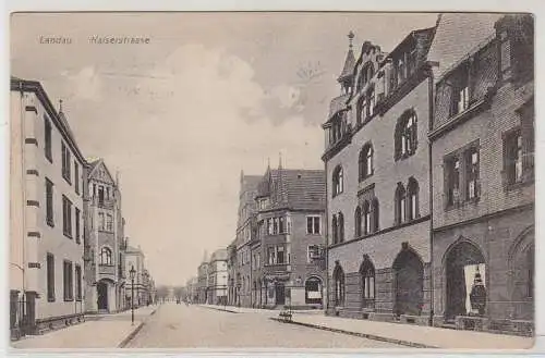 46455 Feldpost Ak Landau Kaiserstrasse 1915