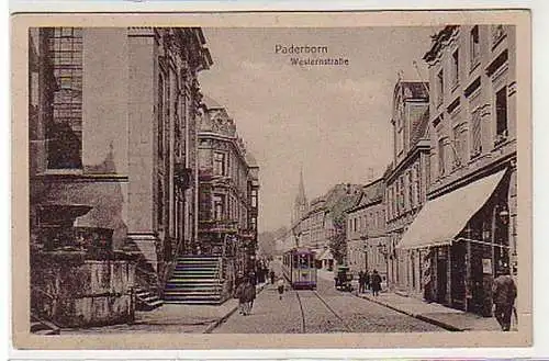 21780 Feldpost Ak Paderborn Westernstraße 1916