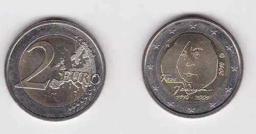 2 Euro Bi-Metall Münze Finnland 2014 Tove Jansson (159697)