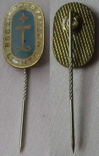 DDR Sport Anstecknadel Mitgliedsabzeichen BSG Zierporzellan Lichte (145595)