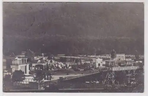 51462 Foto Ak Freiburg im Breisgau Ausstellung, Baustelle ? 1921