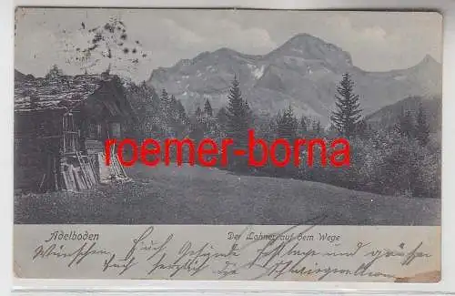 35382 Ak Adelboden der Lohner auf dem Wege 1931