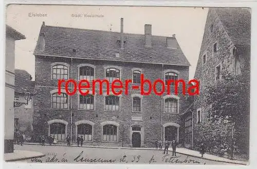 78100 Ak Eisleben städtische Realschule 1912