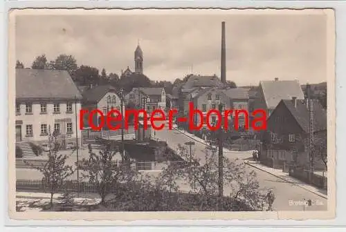 76726 Ak Bretnig in Sachsen Strassenansicht um 1930