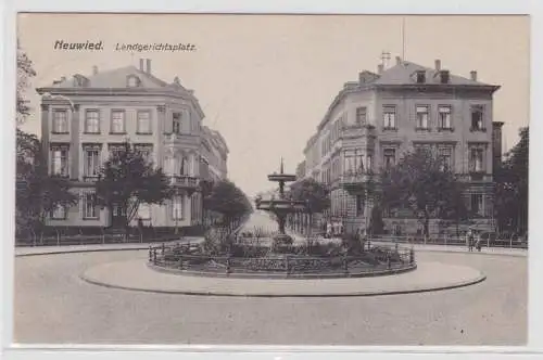 70583 Feldpost Ak Neuwied Landgerichtsplatz 1918