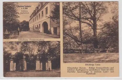 82632 AK Tochheim a. d. Elbe, Gasthaus Tochheim, Schloßruine Friederickenburg