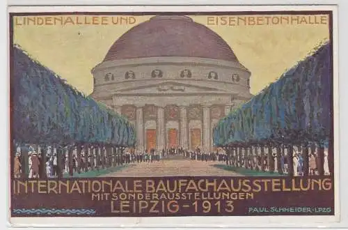 11699 Offizielle Postkarte Internationale Baufachausstellung Leipzig 1913 Nr.8