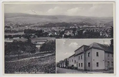 56081 Mehrbild Ak Ehringshausen (Kreis Wetzlar) Gasthof Ströhmann 1940