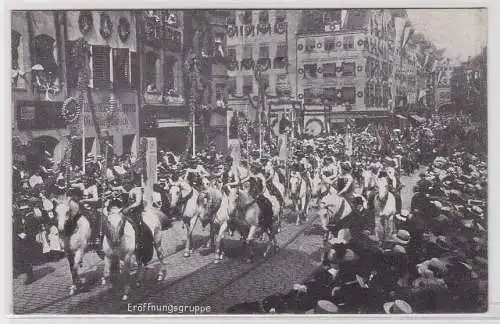 21611 Ak 8. Deutsches Sängerbundesfest Nürnberg 28.07.1912 Eröffnungsgruppe