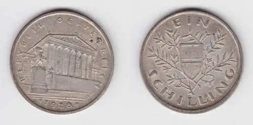 1 Schilling Silber Münze Österreich Parlamentsgebäude 1926 ss (154890)