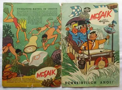 Mosaik von Hannes Hegen Digedag Nummer 56 von 1961 (114583)