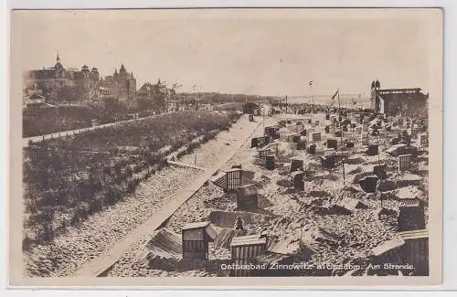 71301 Ak Ostseebad Zinnowitz auf Usedom - Am Strande, Strandpromenade