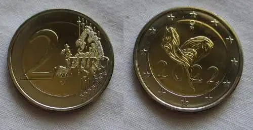 2 Euro Gedenkmünze Finnland 100 Jahre Nationalballett 2022 Stgl. (159642)