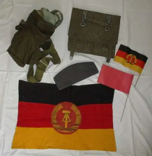 NVA, DDR Konvolut, Ausrüstung, Strichtarn, Gasmaske, ABC Maske (110636)