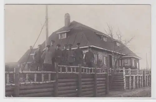 21592 Foto Ak 78.R.D.II.Staffel Bewein ? im Osten 1.Weltkrieg um 1914