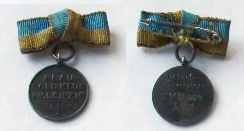 seltene Silber Medaille Blau Gold-Klub Leipzig Klubturnier Tanzen 1929 (132763)