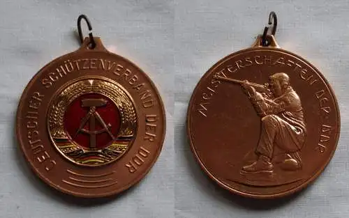 Seltene DDR Medaille Deutscher Schützenverband der DDR Bronze (144923)