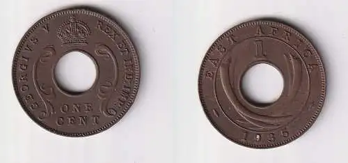 1 Cent Münze Britisch Ost Afrika British East-Africa 1935 ss+ (169982)