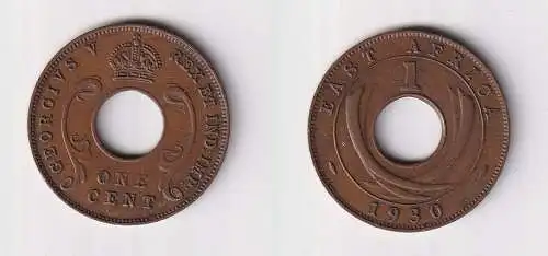 1 Cent Münze Britisch Ost Afrika British East-Africa 1930 ss (169844)