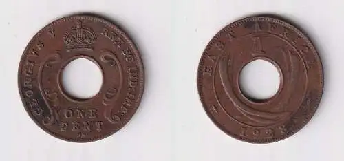 1 Cent Münze Britisch Ost Afrika British East-Africa 1928 ss (169929)