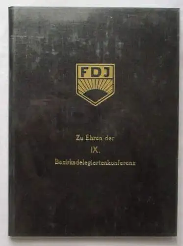 Fotobuch FDJ IX. Bezirksdelegiertenkonferenz Magdeburg 1969 (168272)