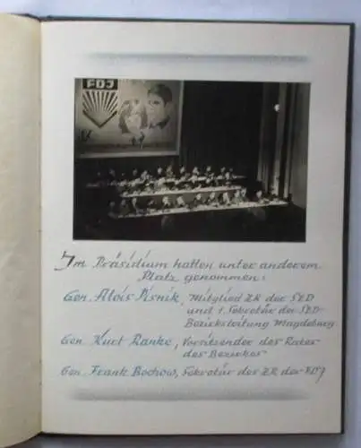 Fotobuch FDJ IX. Bezirksdelegiertenkonferenz Magdeburg 1969 (168272)