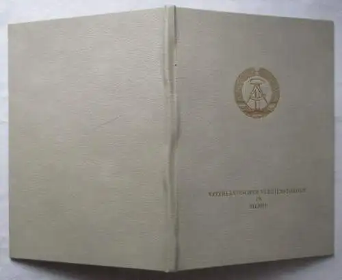 DDR Urkunde vaterländischer Verdienstorden Silber 1983 (167421)