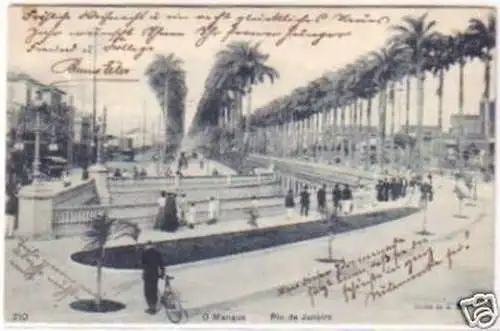 20882 Ak Rio de Janeiro Brasilien O Mangue 1905