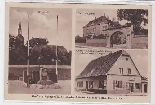 91898 Mehrbild Ak Gruß aus Roitzschen Amtsbezirk Gütz bei Landsberg 1936