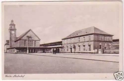 17614 Ak Zeitz Bahnhof um 1930