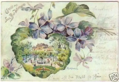 18626 Ak Gruß aus Sool Bad Wittekind Kurhaus 1899