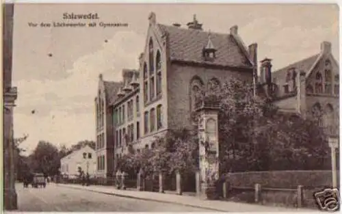 12517 Feldpost Ak Salzwedel Gymnasium 1917