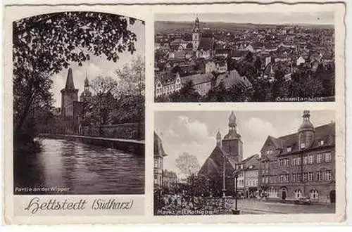 10306 Mehrbild Ak Hettstedt (Südharz) 1939