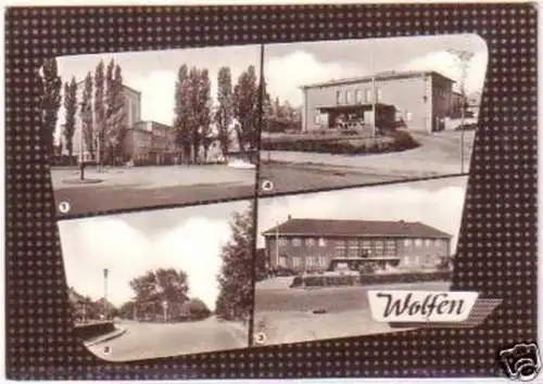 29868 Mehrbild Ak Wolfen Bahnhof usw. 1966