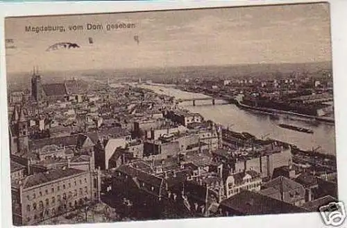 18890 Feldpost Ak Magdeburg vom Dom gesehen 1915