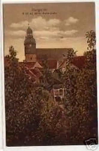 04304 Ak Harzgerode Blick zur St. Marinekirche 1930