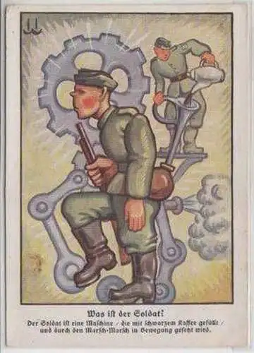 10938 Feldpost Humor Ak "Wasist der Soldat?" 1941